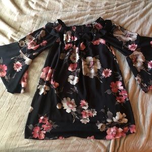 Black floral dress from altar’d state